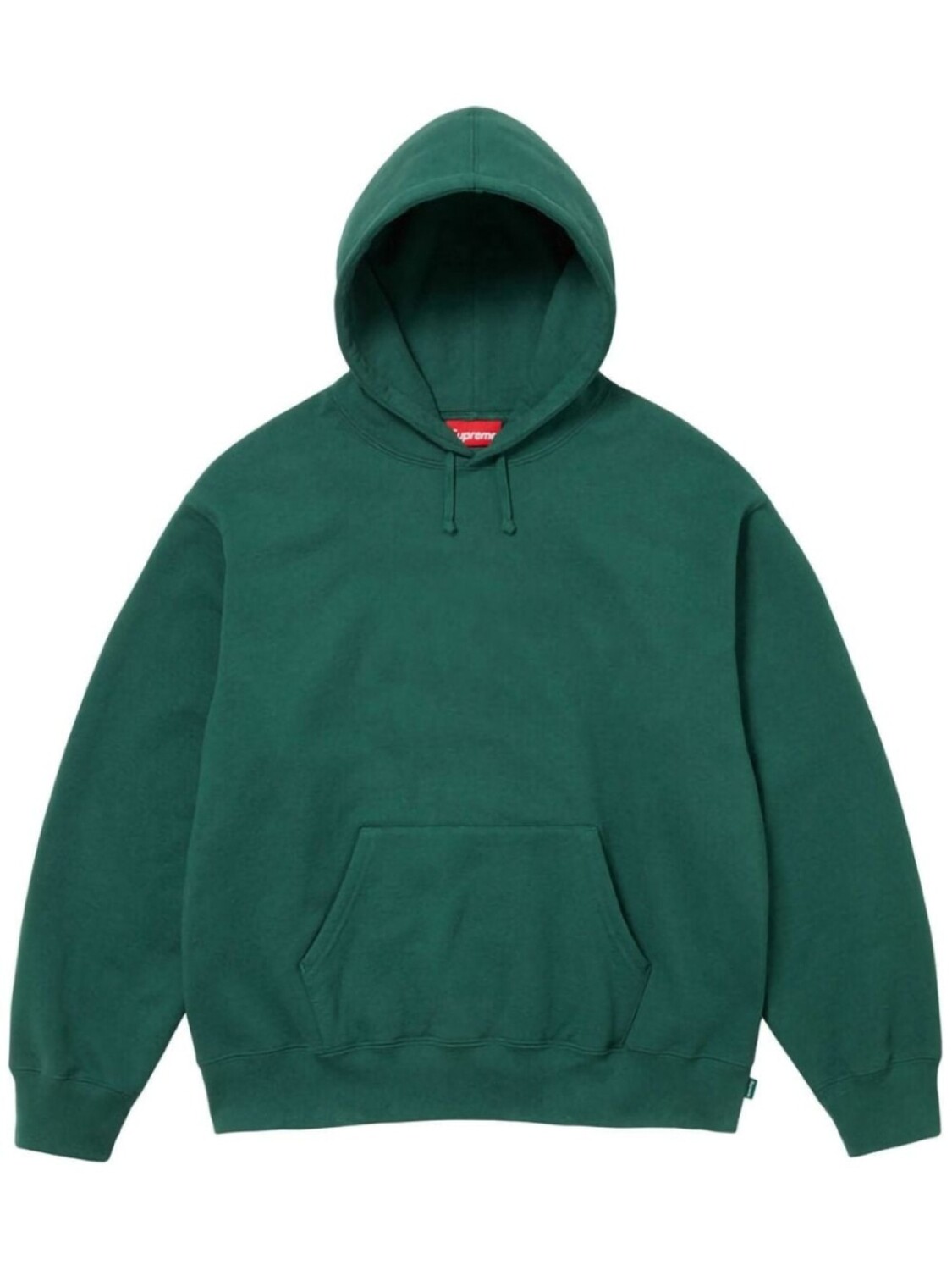

Supreme худи Green с аппликацией, зеленый