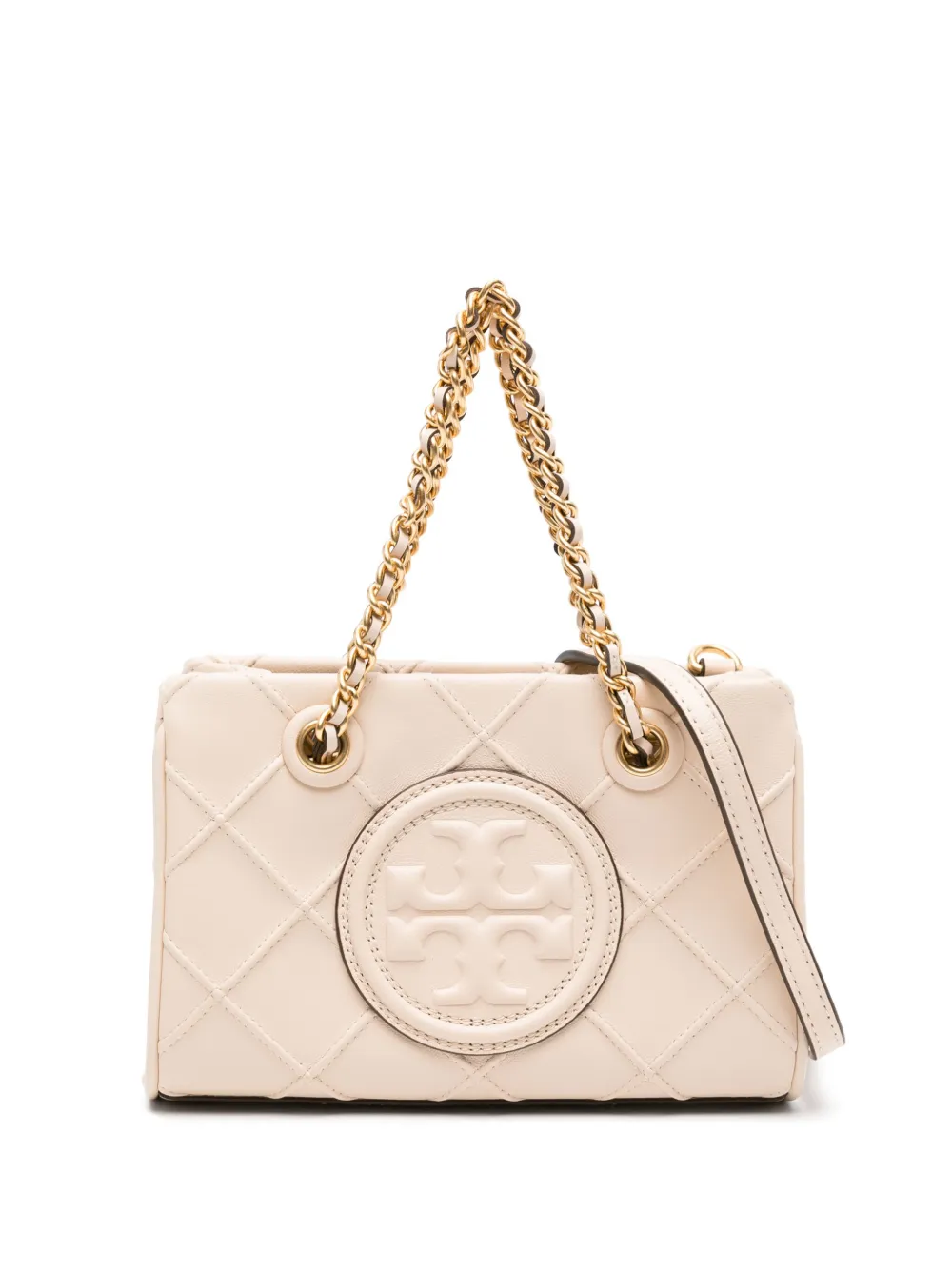 

Стеганая сумка-тоут Fleming Tory Burch, нейтральный
