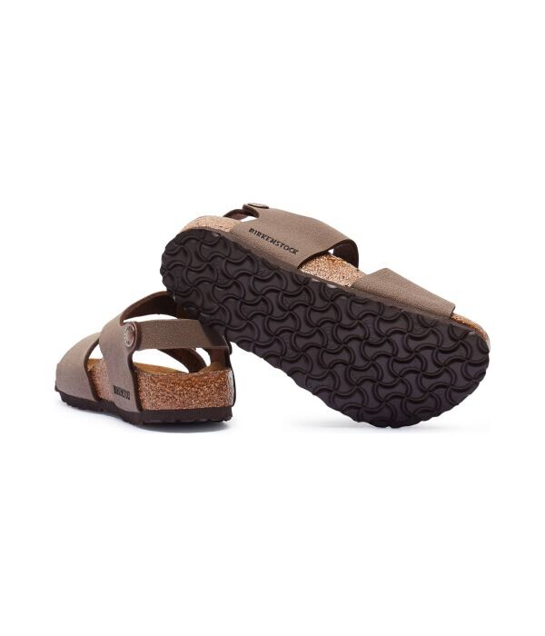 Сандалии кожаные Birkenstock New York, коричневый — фото 4