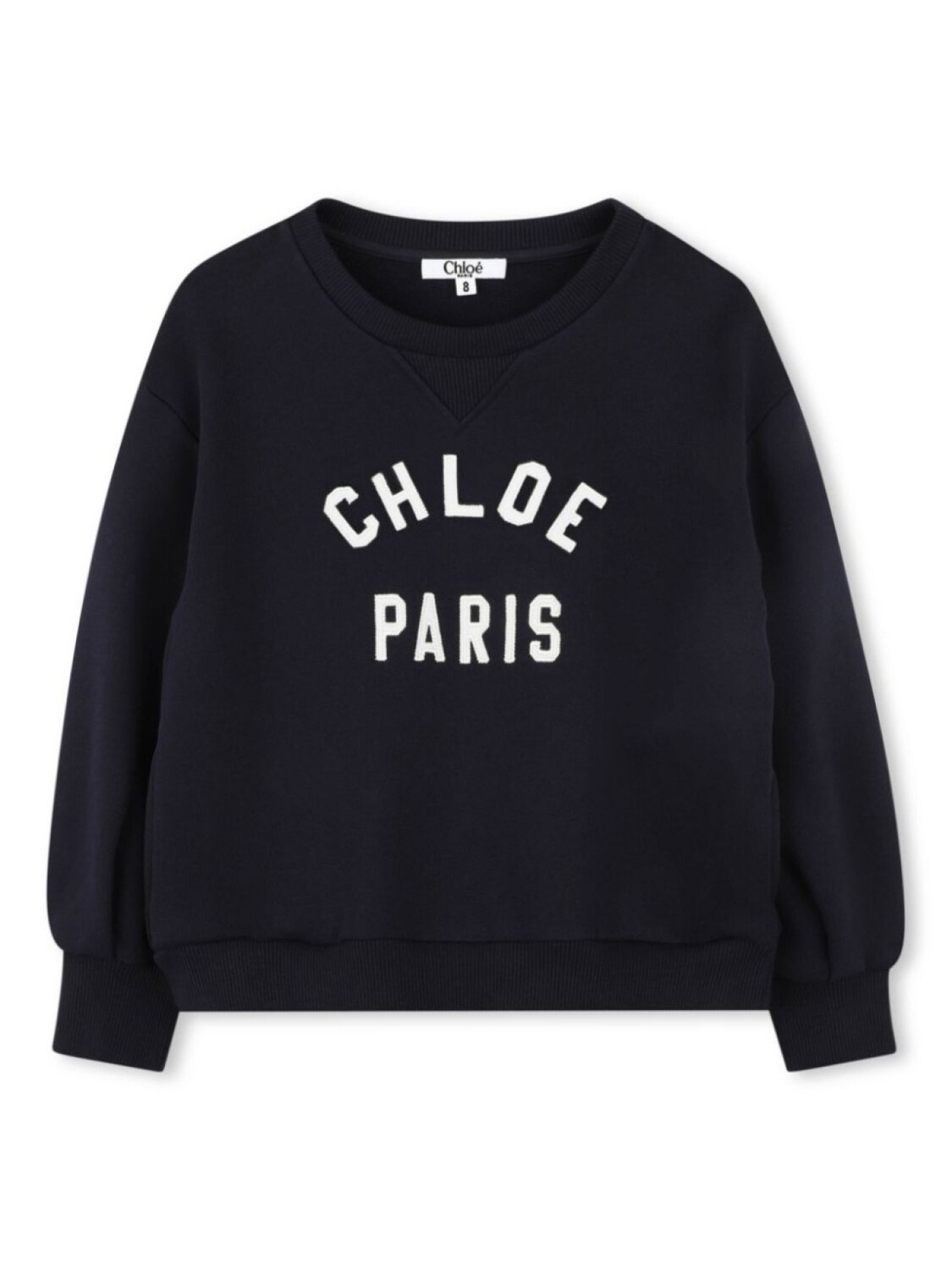 

Толстовка с вышитым логотипом Chloé Kids, синий