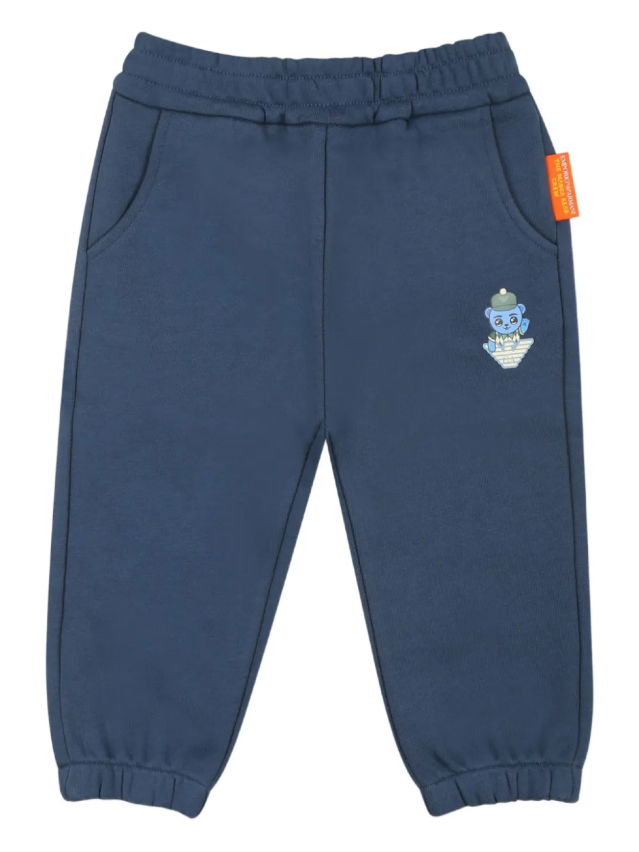 

Спортивные брюки с эластичными манжетами Emporio Armani Kids, синий