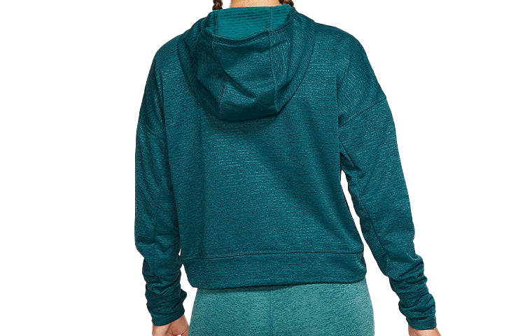 Худи (WMNS) Nike Therma Element Casual Sports Running Hoodie Dark Sapphire Blue — фото 2