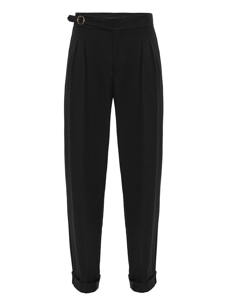 

Тканевые брюки Antioch Regular Pleat-Front Pants Ludovico, черный