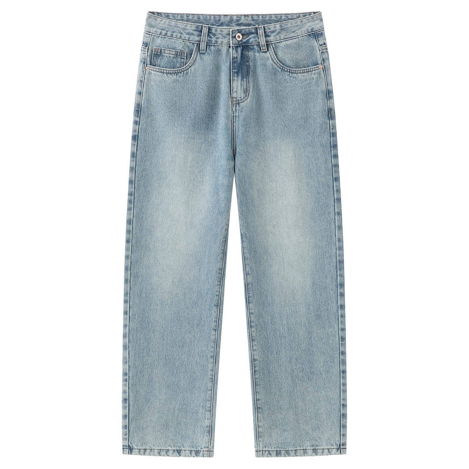 

Джинсы Unisex из коллекции Leisure Jeep, светло синий straight fit pants