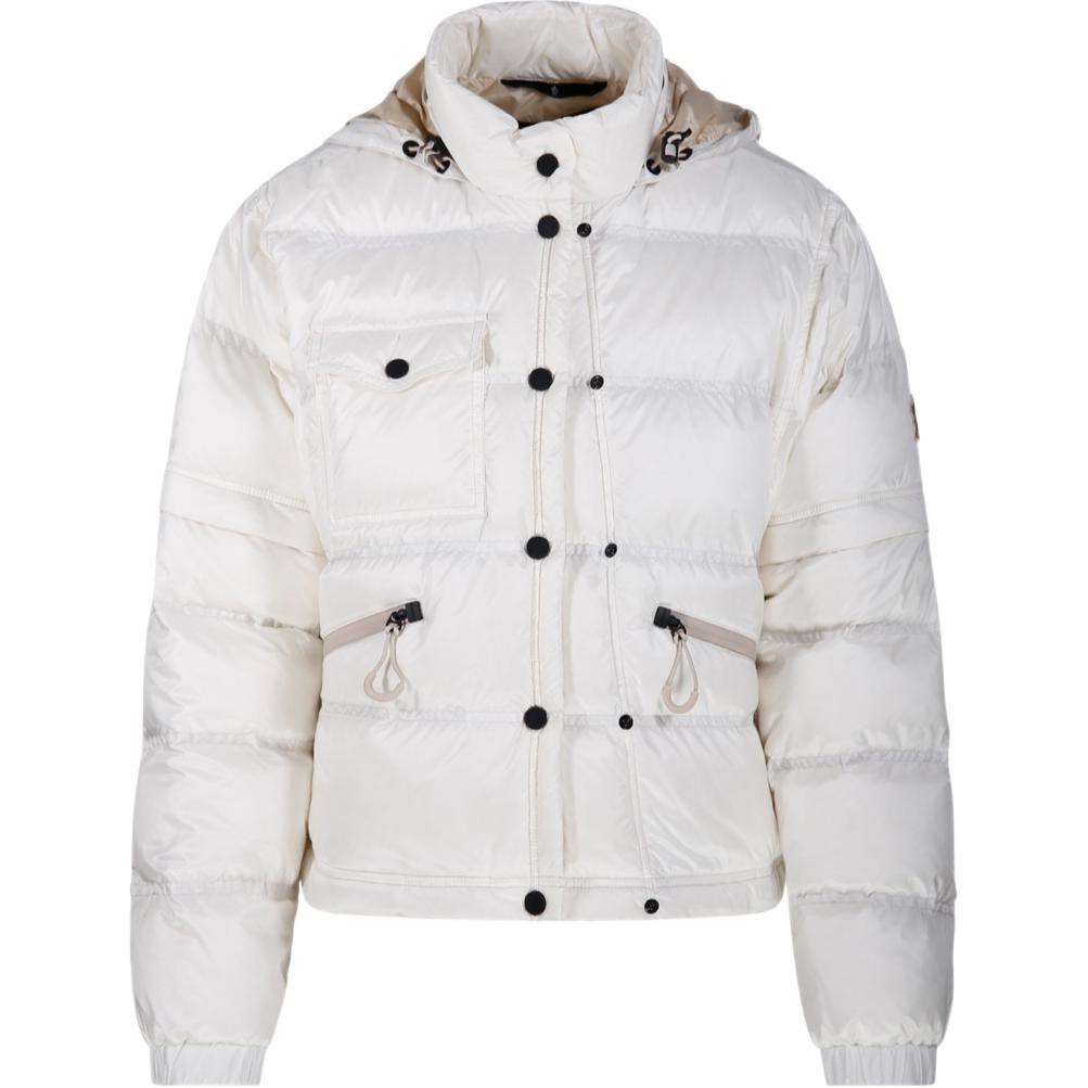 

Moncler Grenoble Короткая пуховая куртка Mauduit, White