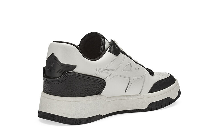 Кроссовки ASH Blake Lace-up Leather Sneakers, белый — фото 3