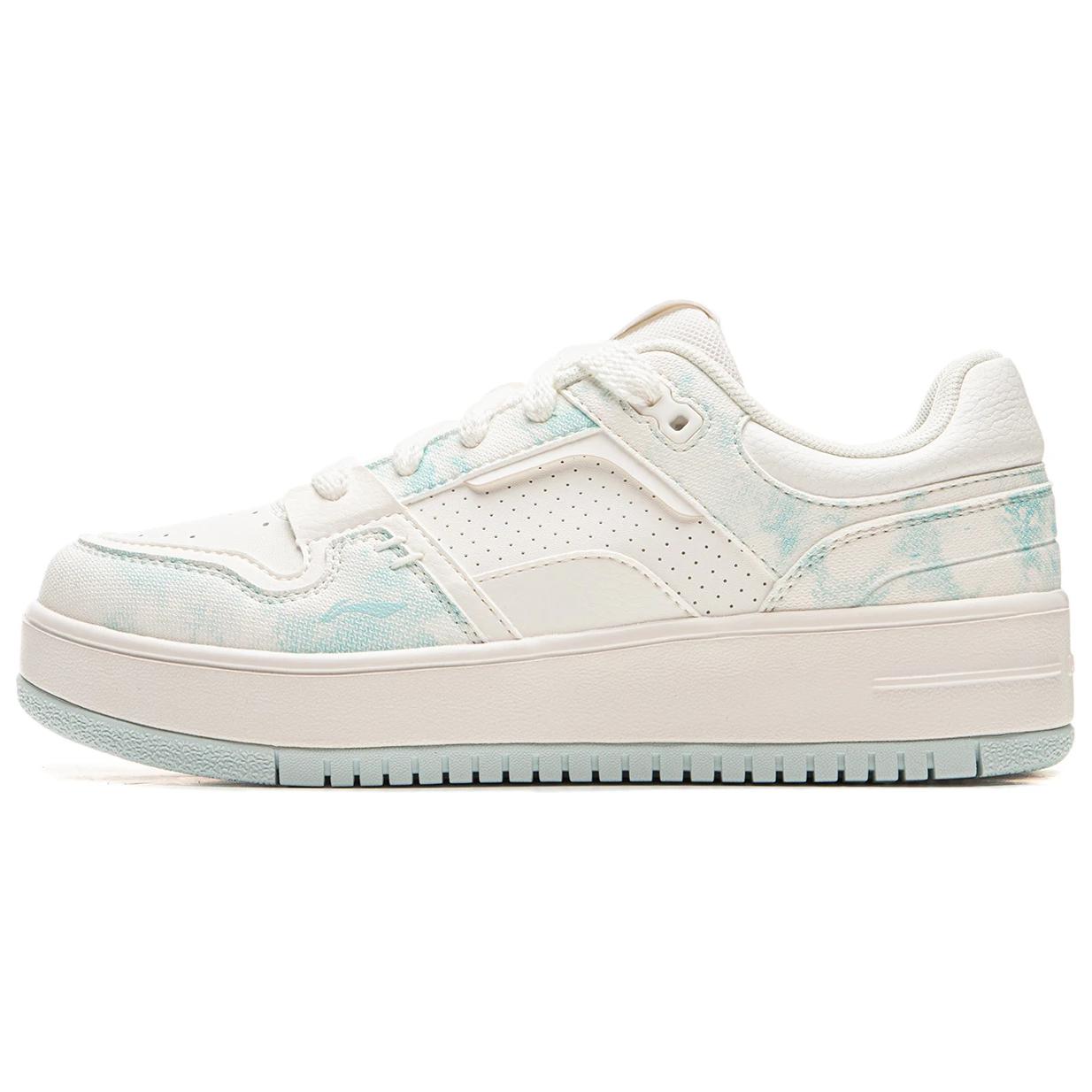 

Кроссовки LINING Cheese Series Skateboarding Shoes Women's Low-top Cloud White / Aqua Blue, белый