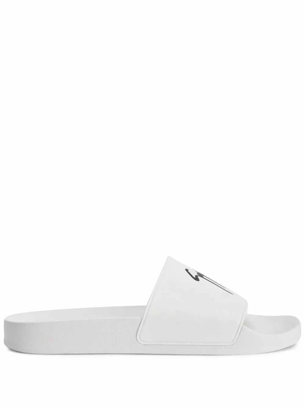 

Шлепанцы Brett с логотипом Giuseppe Zanotti, белый