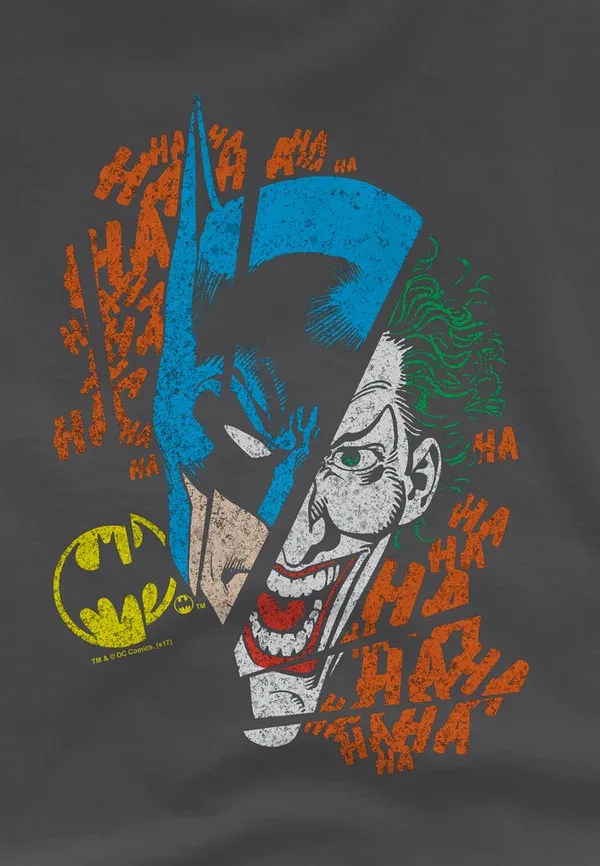 Футболка Dc broken visage print t-shirt Cotton Soul, антрацит — фото 3