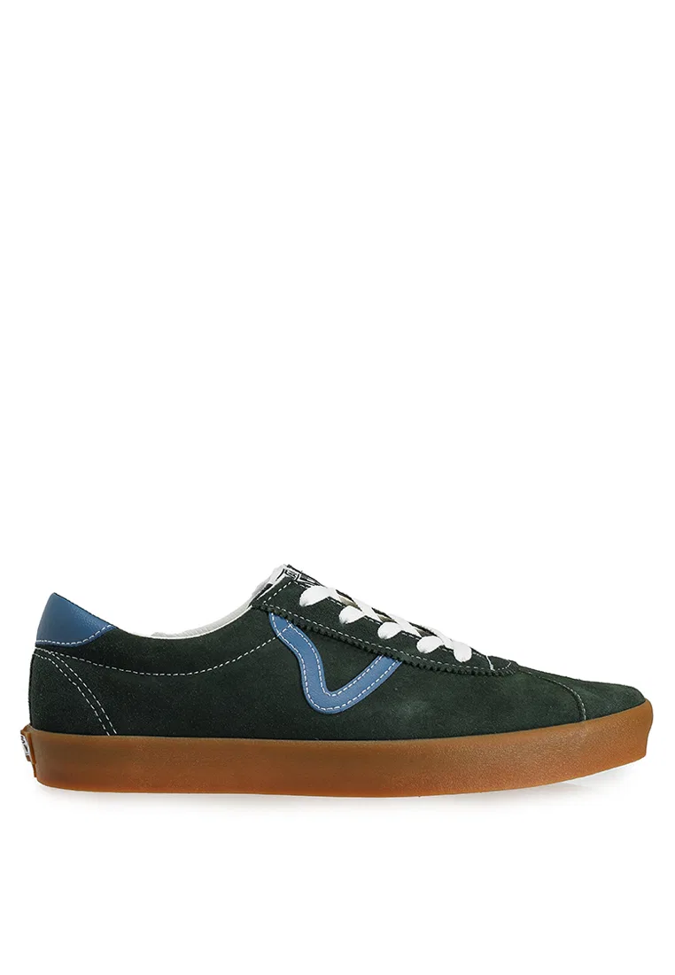 Кроссовки мужские низкие, Sport Low Sneakers Vans, синий/зеленый