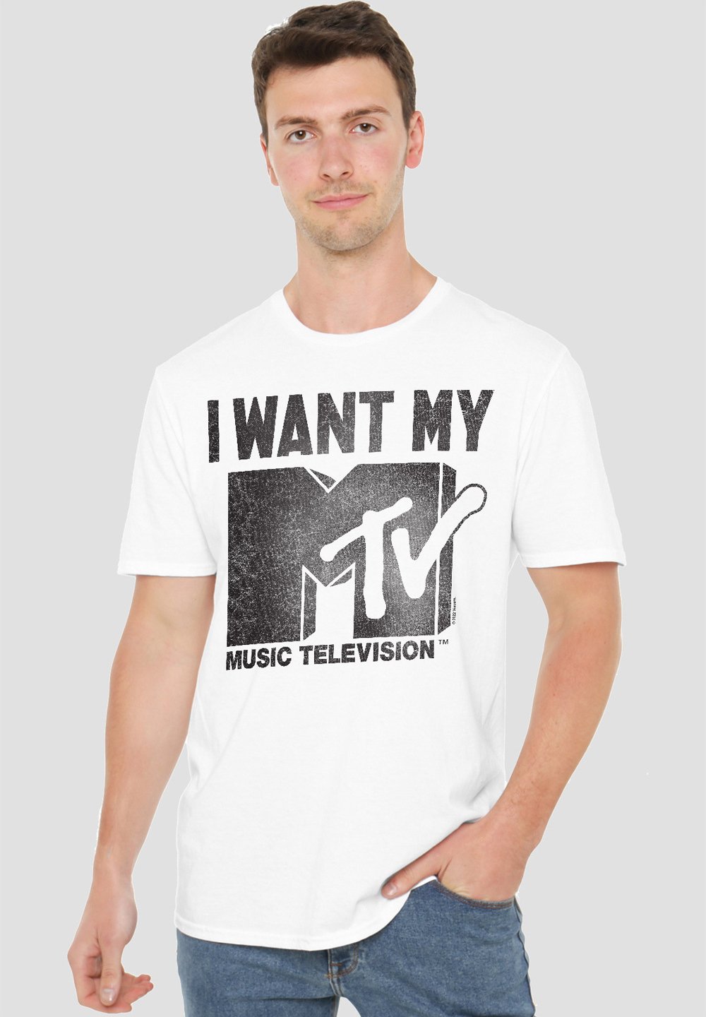 

Футболка с принтом MTV I WANT IT Cotton Soul, белый