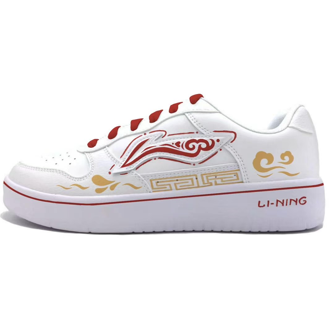 

Термостойкие устойчивые к истиранию понтонные лодки лоу-топ скейтборд обувь unisex LINING, красный