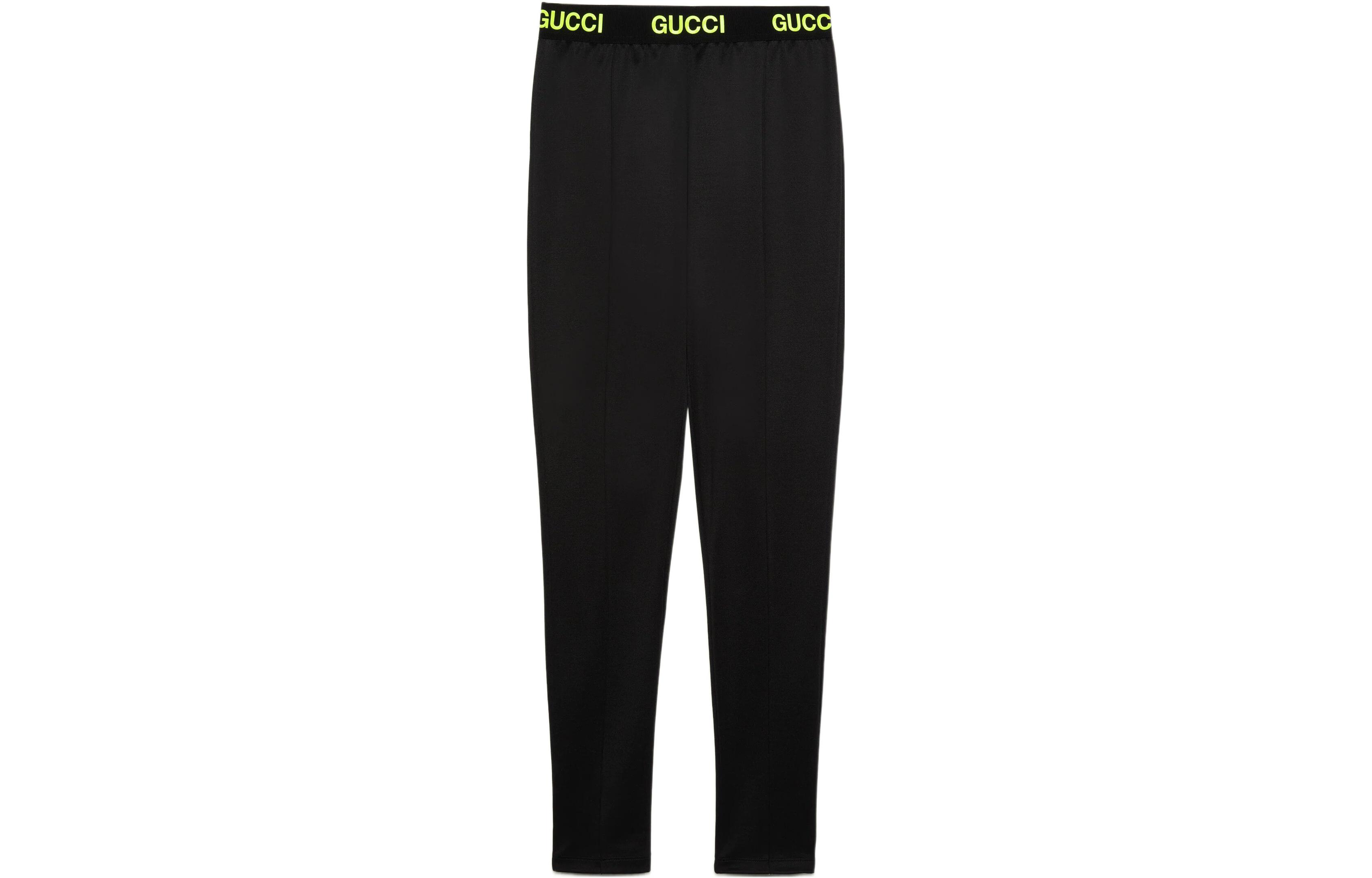 

Леггинсы женские Gucci Logo-print Waistband, черный