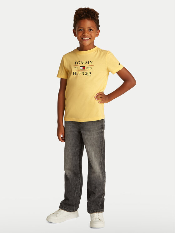 

Футболка обычного кроя KB0KB09538 D Tommy Hilfiger, желтый