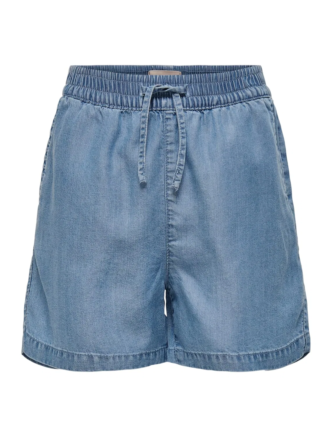 Джинсовые шорты, затяжка на шнурке, KIDS ONLY, medium blue denim