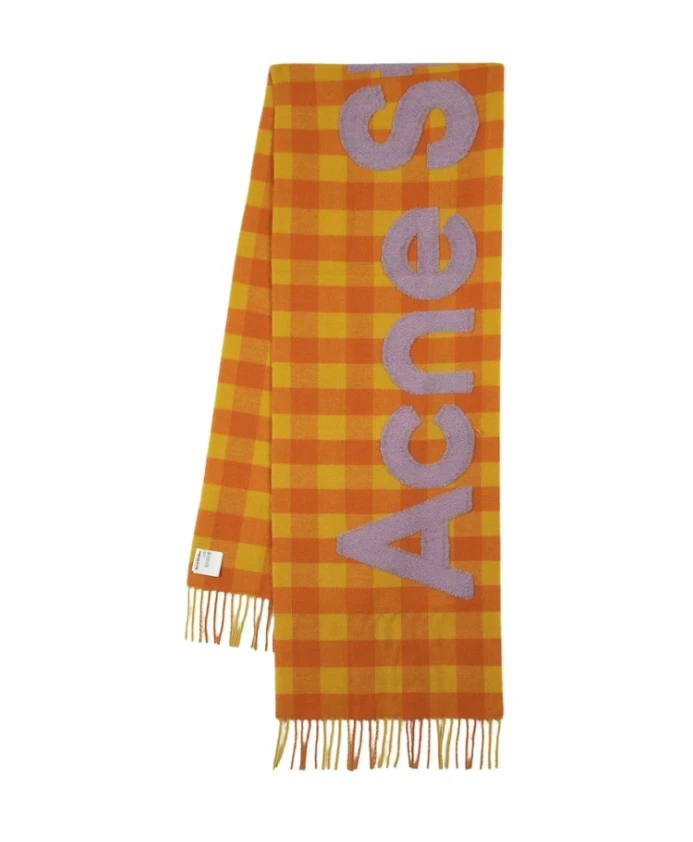 

Шарф Orange Veda стильно и ярко Acne Studios, оранжевый