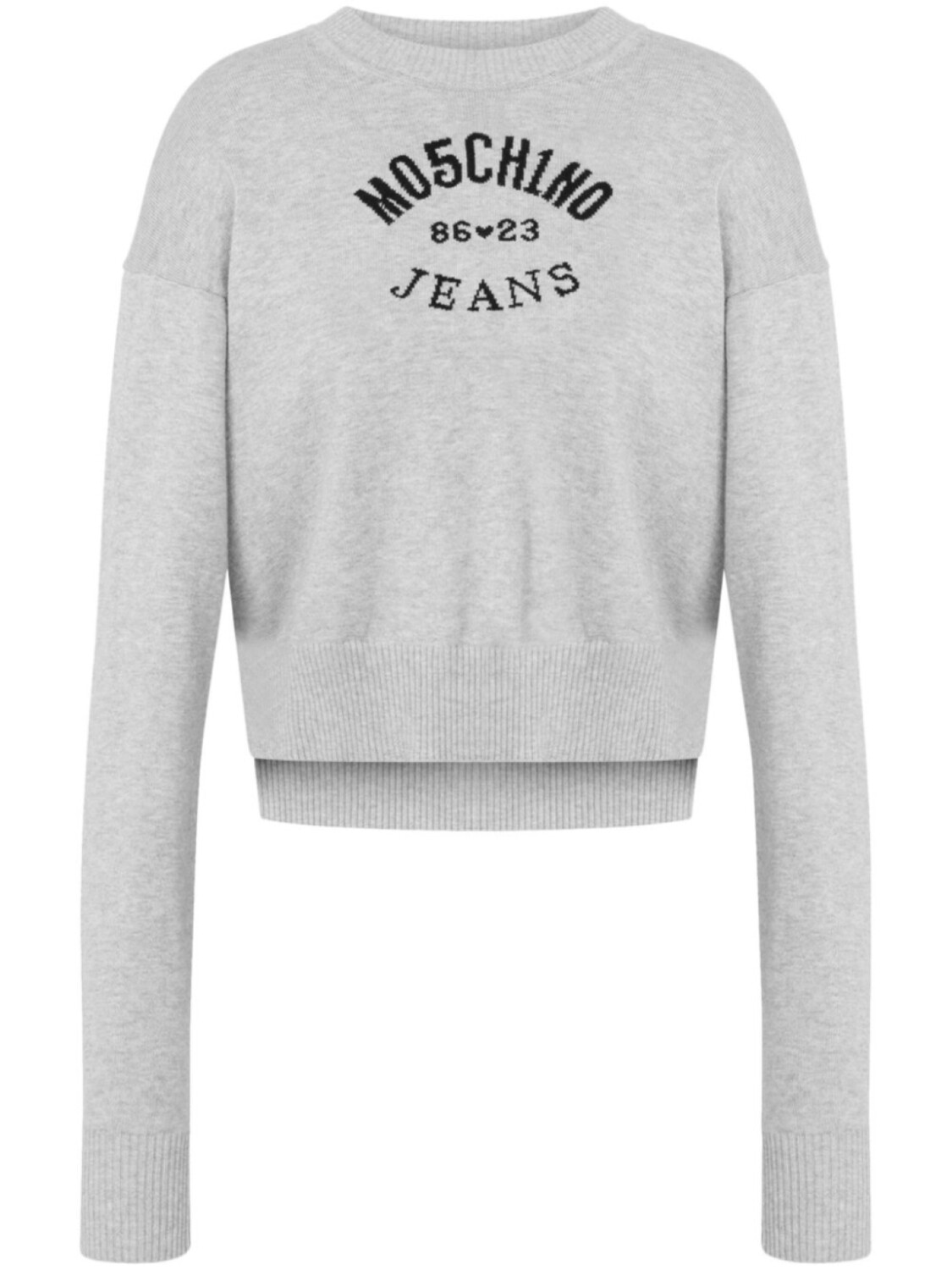 

Джемпер с логотипом MOSCHINO JEANS, серый
