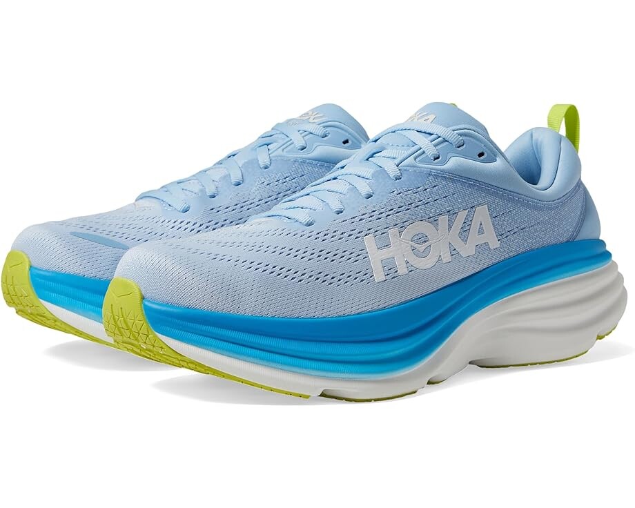 

Кроссовки Hoka Bondi 8, цвет Airy Blue/Diva Blue