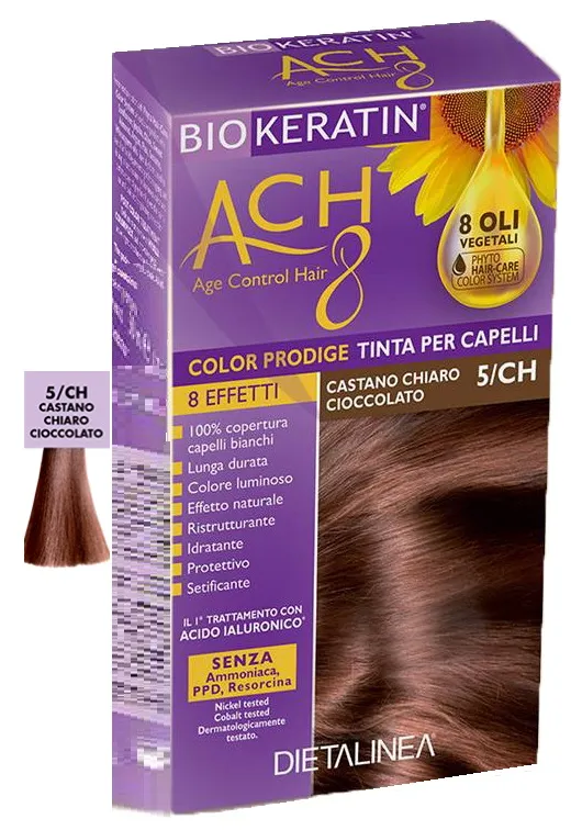 

Краска для волос Biokeratin Ach8 5/Ch Светло-коричневый шоколад