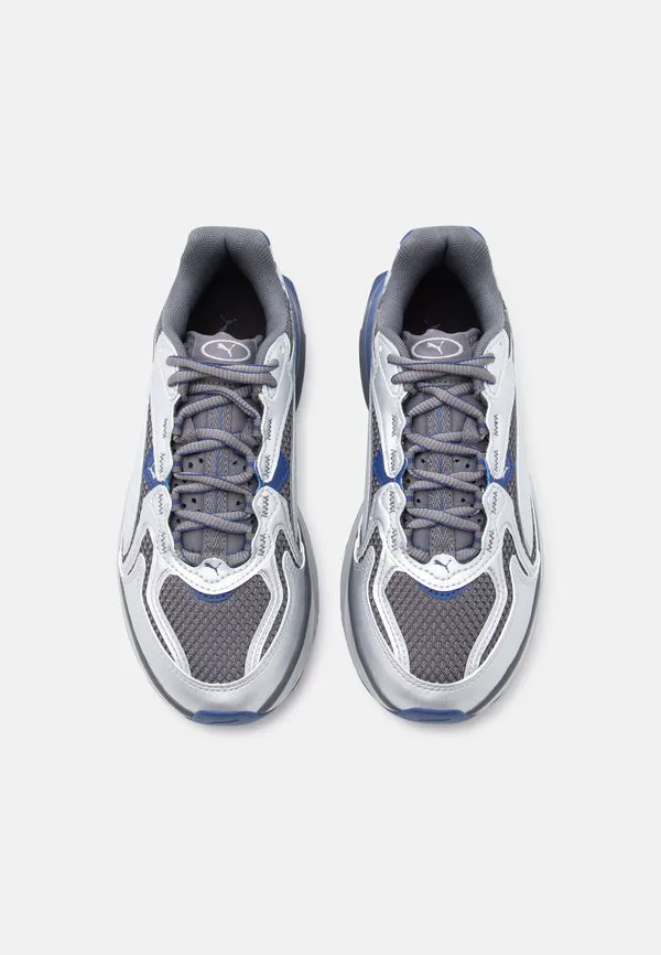 Кроссовки унисекс fade nitro jr. Puma, Silver-Coloured/Blue Jewel — фото 4