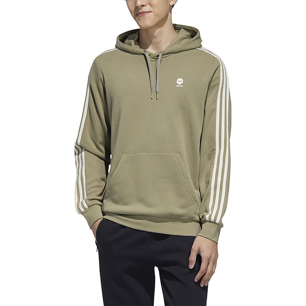 Свитер мужской матча зеленый Adidas Neo — фото 4