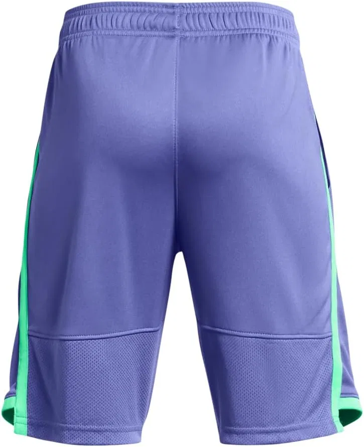 Детские шорты Under Armour Stunt 3.0, (561) Starlight/Vapor Green/Photon Blue — фото 2
