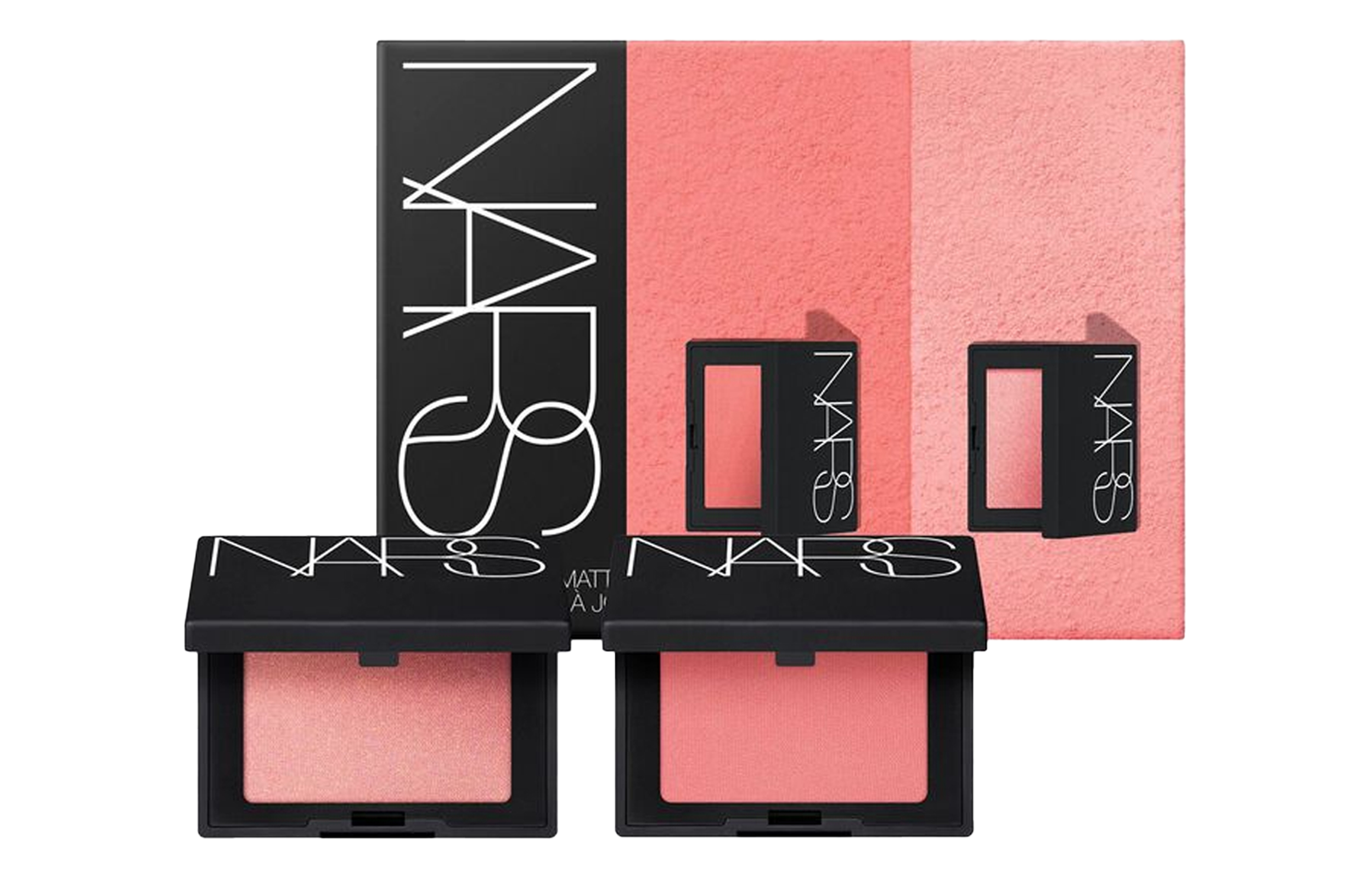 

NARS Набор образцов румян Mini Blush Pink Trial Pack для сияющего тона кожи 2,5 г+2,5 г
