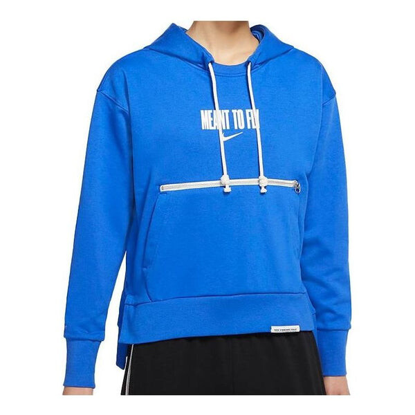 

Толстовка standard issue hoodie 'navy' Nike, синий