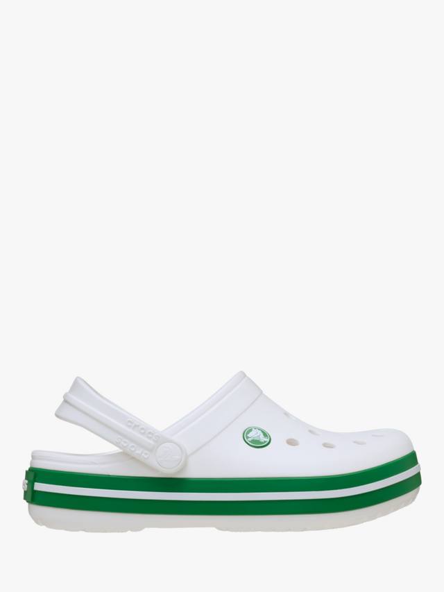 

Детские кроксы Crocband Crocs, White/Green
