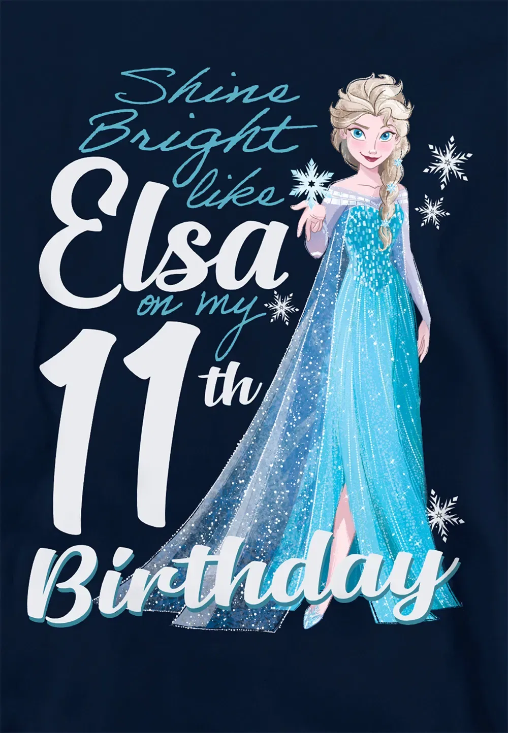 Детская худи Disney Frozen Elsa, темно-синий, темно-синий — фото 2