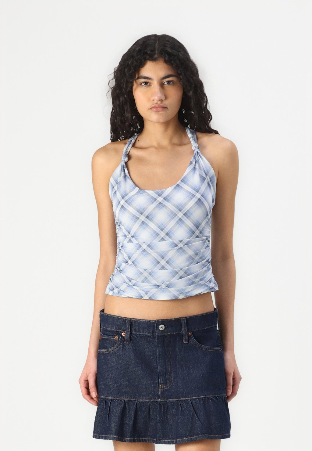 

Топ Abercrombie & Fitch, синий