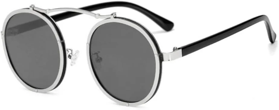 

Солнцезащитные очки 2027 года: круглые, винтажные, для женщин; солнцезащитные очки в матовой оправе для мужчин, защита от ультрафиолета UV400 MTZJH, One Color