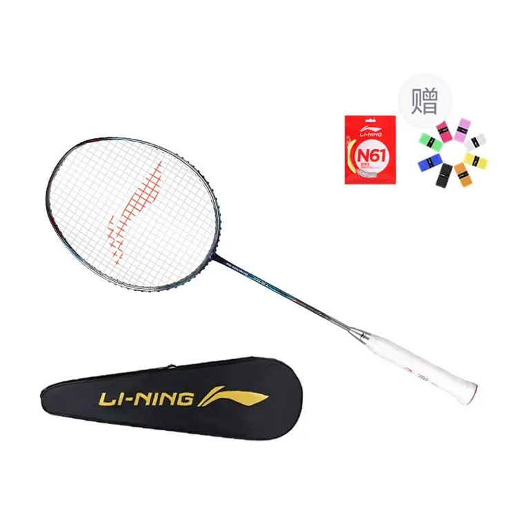 

Li-Ning Windblade Collection 500 бадминтонная ракетка Professional, полный карбон, 675 мм, синяя