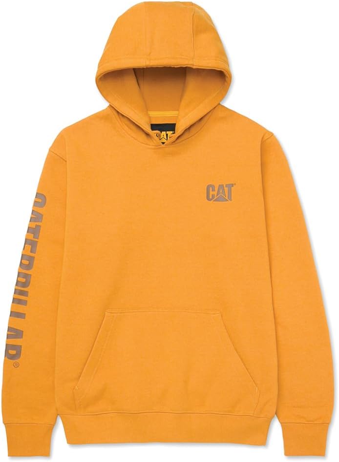 

Толстовка CAT Workwear с капюшоном и логотипом Caterpillar, Mustard Yellow Heather