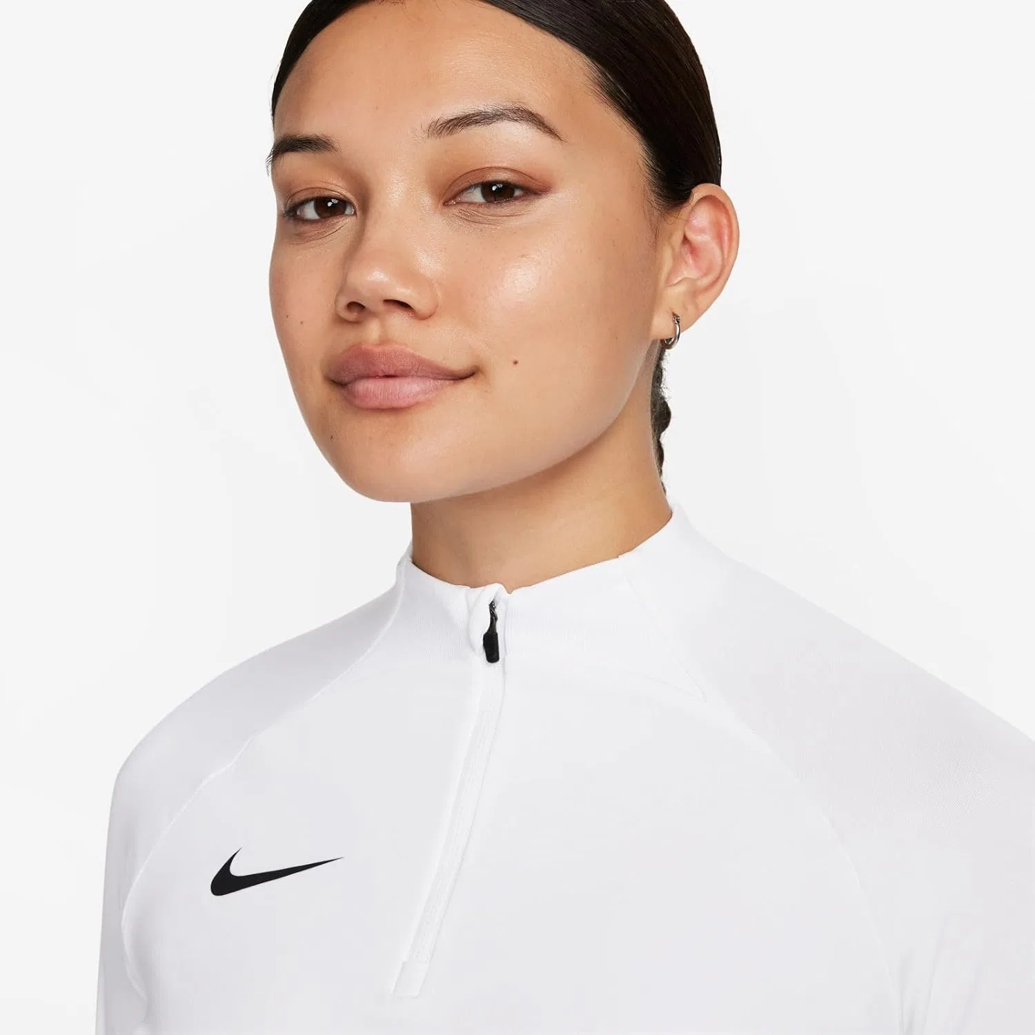 Футболка для тренировок Nike, женская, White/Wolf Grey/White/Black — фото 4