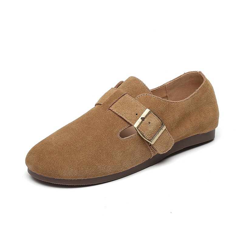 Туфли женские повседневные Women's Casual Shoes Women's Kekafu, коричневый — фото 4