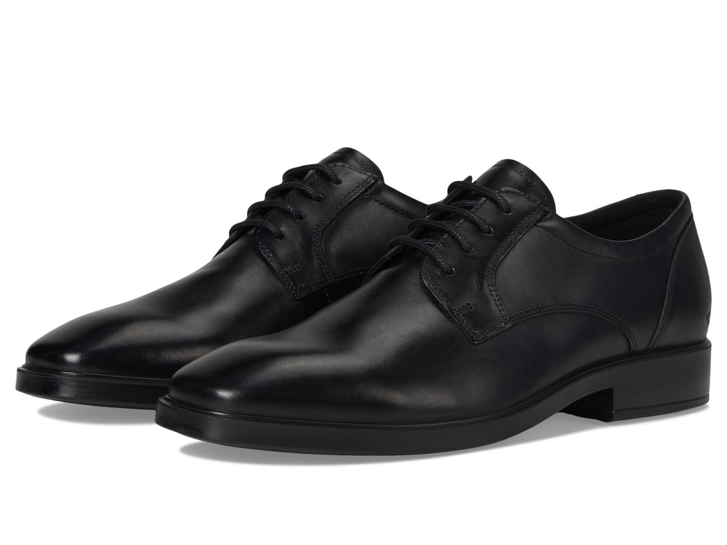 Туфли ECCO Milan Plain Toe Oxford, черный