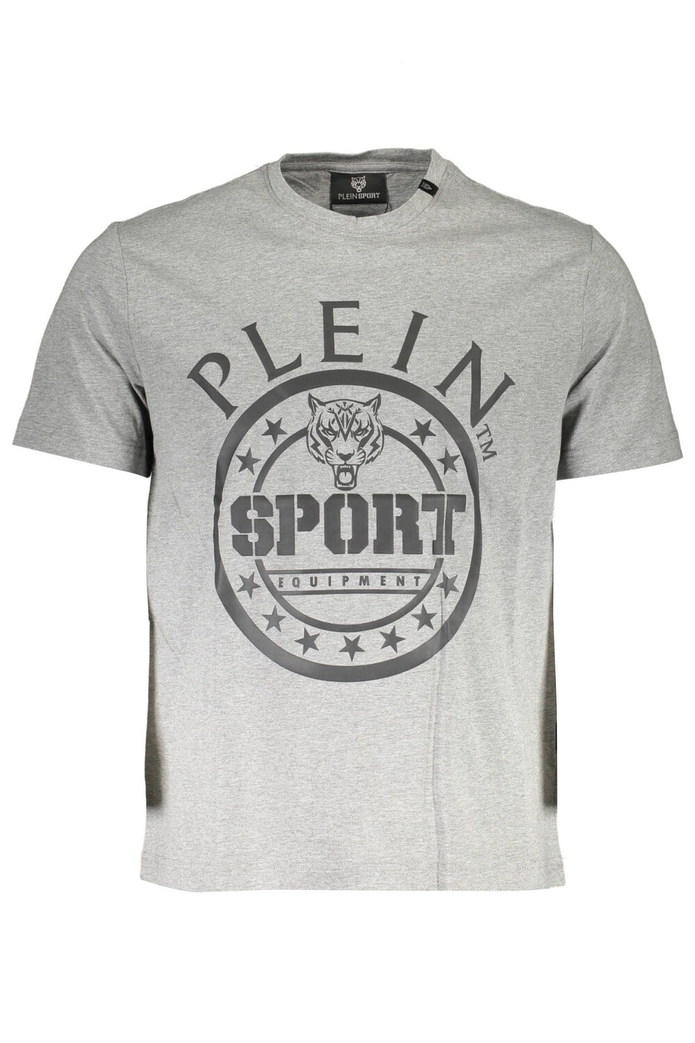 

Серая хлопковая мужская футболка Plein Sport