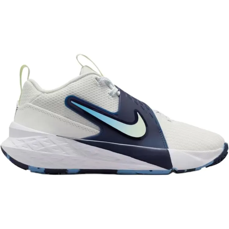 Nike Team Hustle D 12 Low top детские баскетбольные кроссовки White Unisex — фото 3