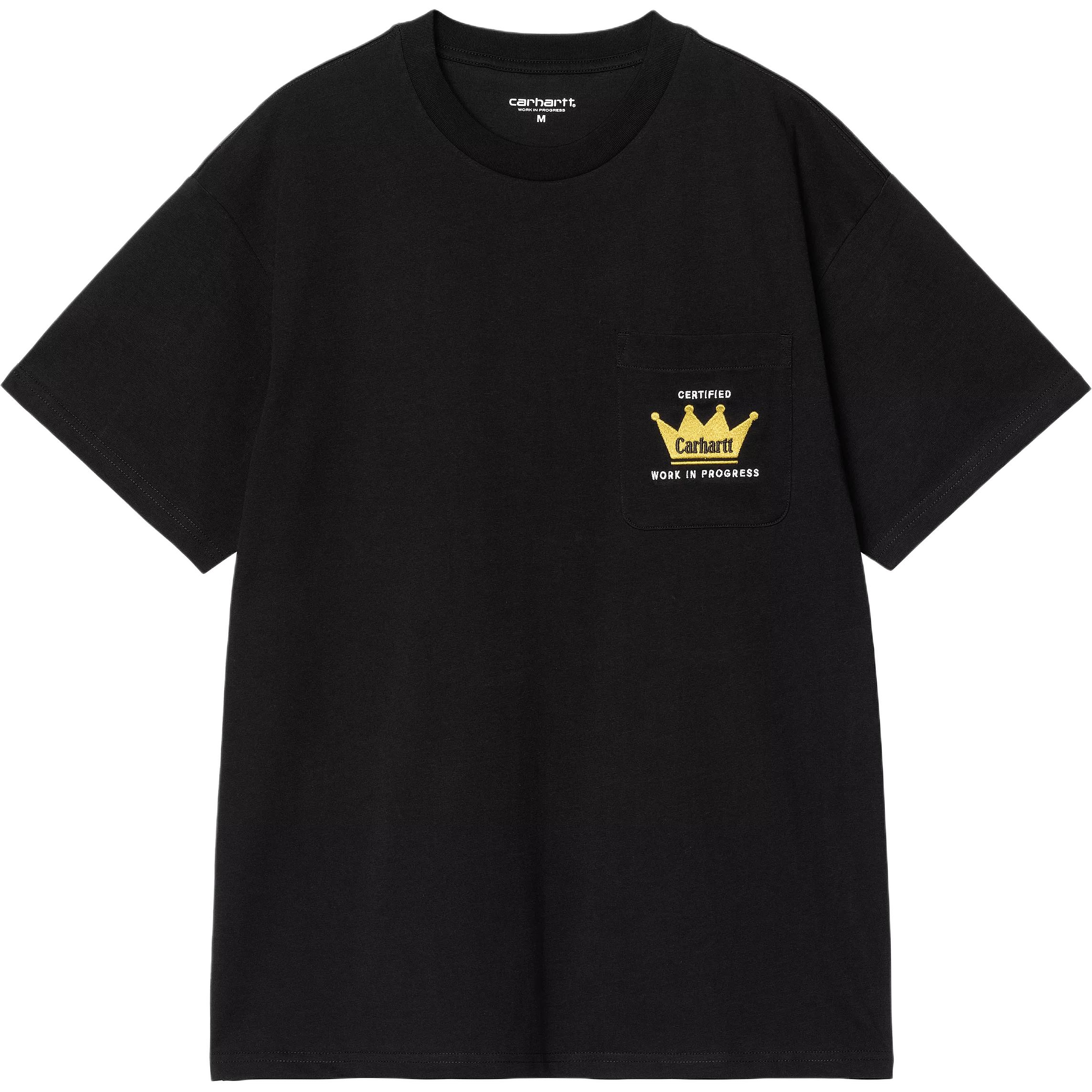 

Carhartt WIP Футболка S/S Pocket мужская black, Черный, Carhartt WIP Футболка S/S Pocket мужская black