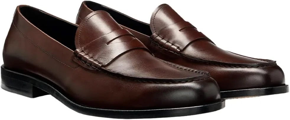 Мужские лоферы BOSS Tayil-l Loaf Bu, Dark Brown