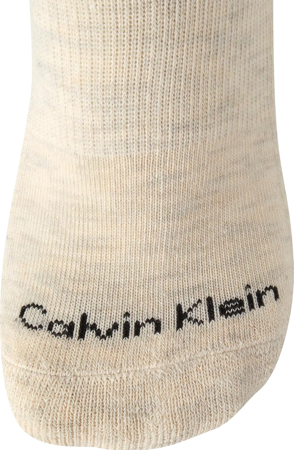 Женские носки Calvin Klein High Quarter - 12 пар махровых дышащих спортивных носков с мягкой подкладкой для женщин (размер обуви: 4-10), Beige Assorted — фото 4