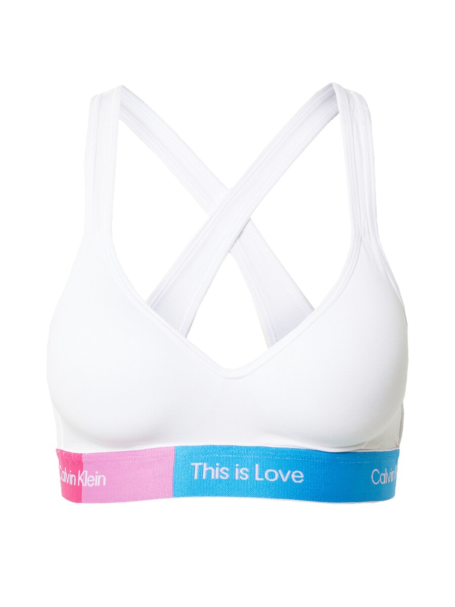 

Бюстгальтер без косточек Calvin Klein Underwear, белый