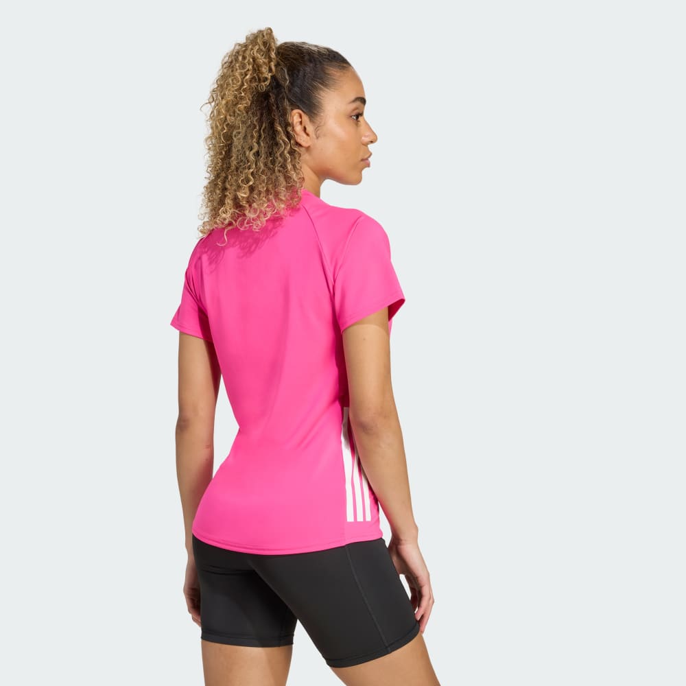 Джерси Adidas HILO Short Sleeve Volleyball Jersey, цвет Team Shock Pink 2 — фото 2