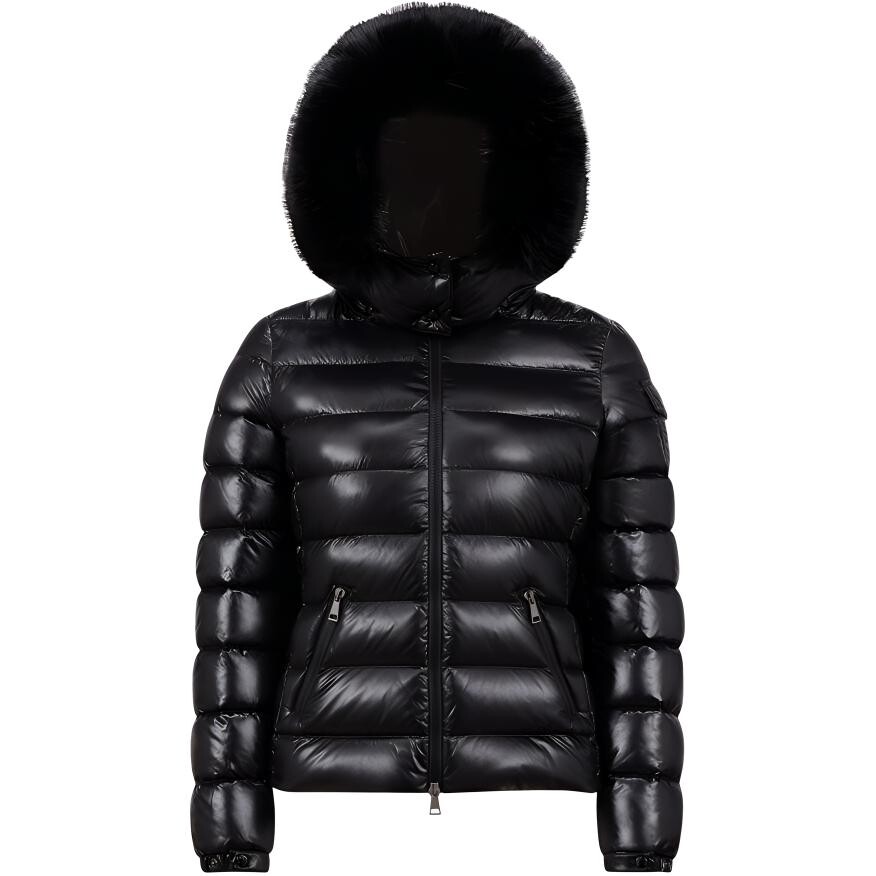 

Пуховик женский черный Moncler