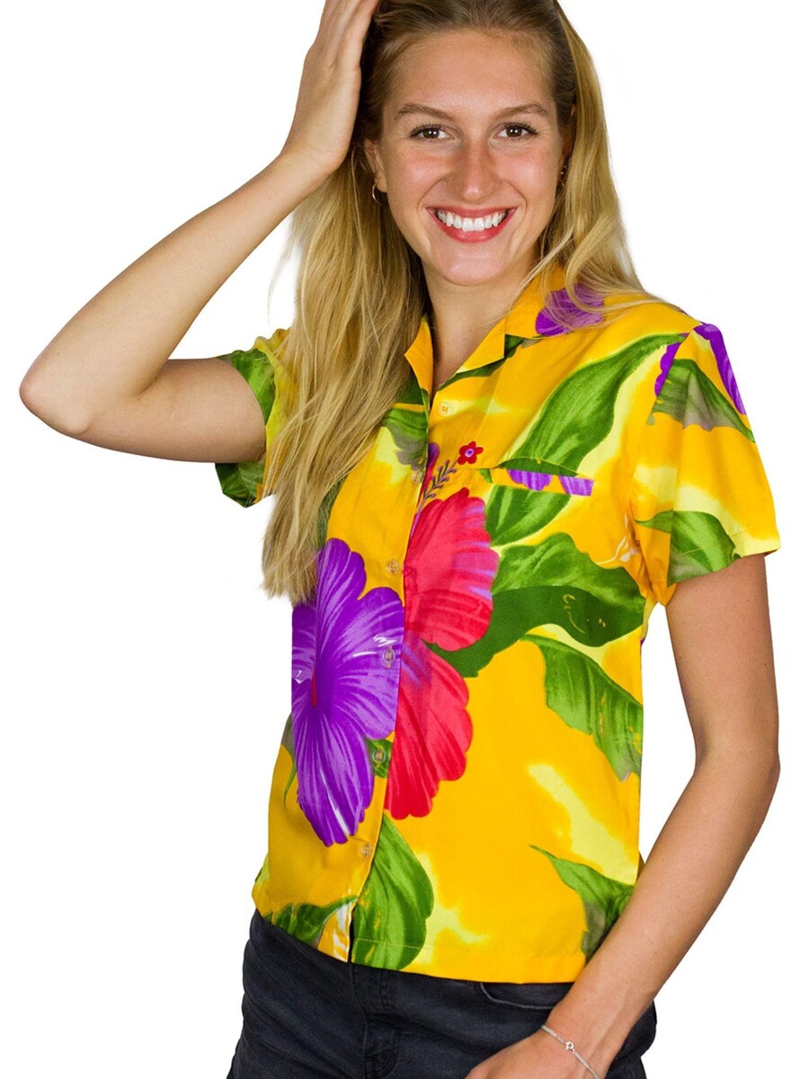 

Блуза King Kameha Big Flower, желтый