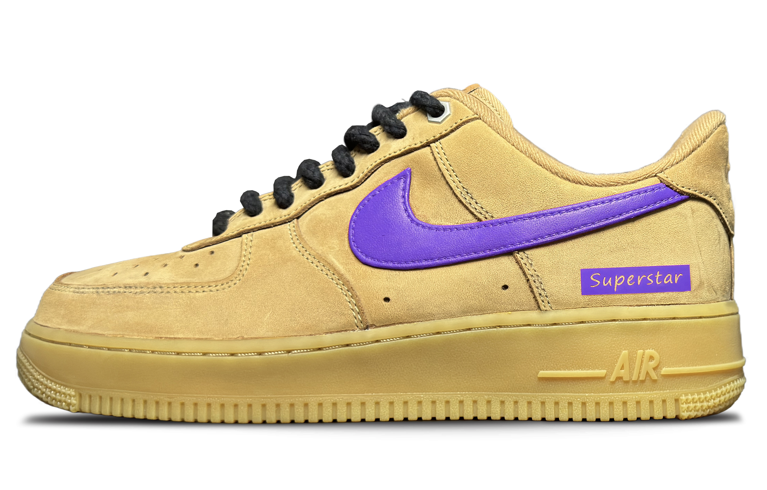 

Кроссовки Nike Air Force 1 Skateboarding Shoes Unisex Low-top Wheat, цвет Wheat