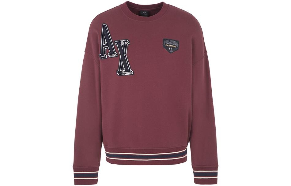 

ARMANI EXCHANGE Мужская толстовка, цвет Burgundy