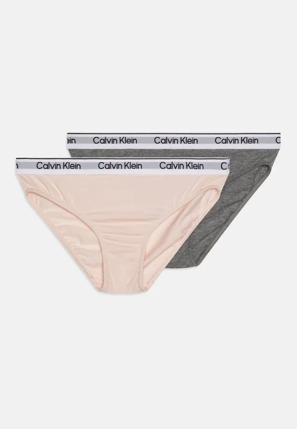 Трусы в упаковке по 2 штуки Calvin Klein Underwear, Silver Peony/Grey Heather