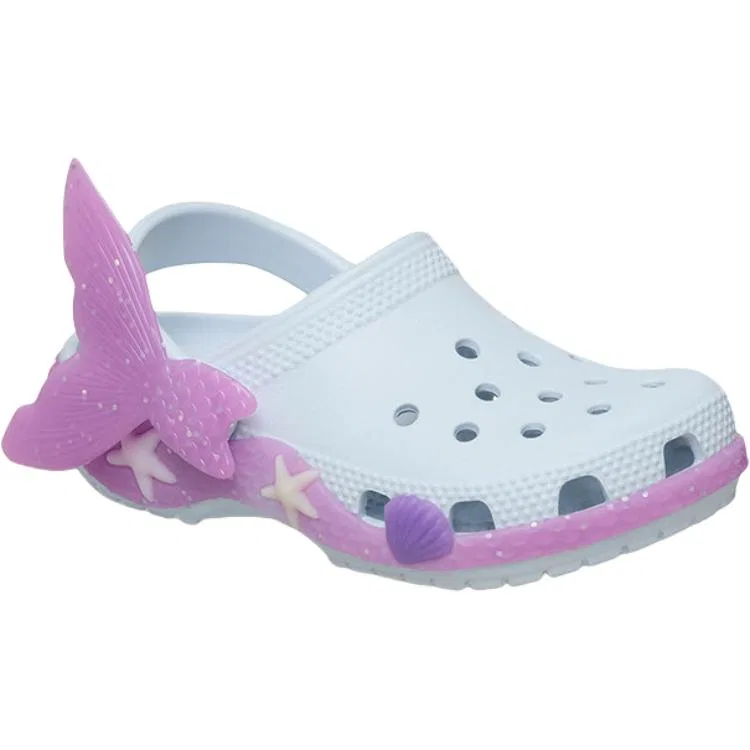 Детские сабо Crocs Clogs синие — фото 4